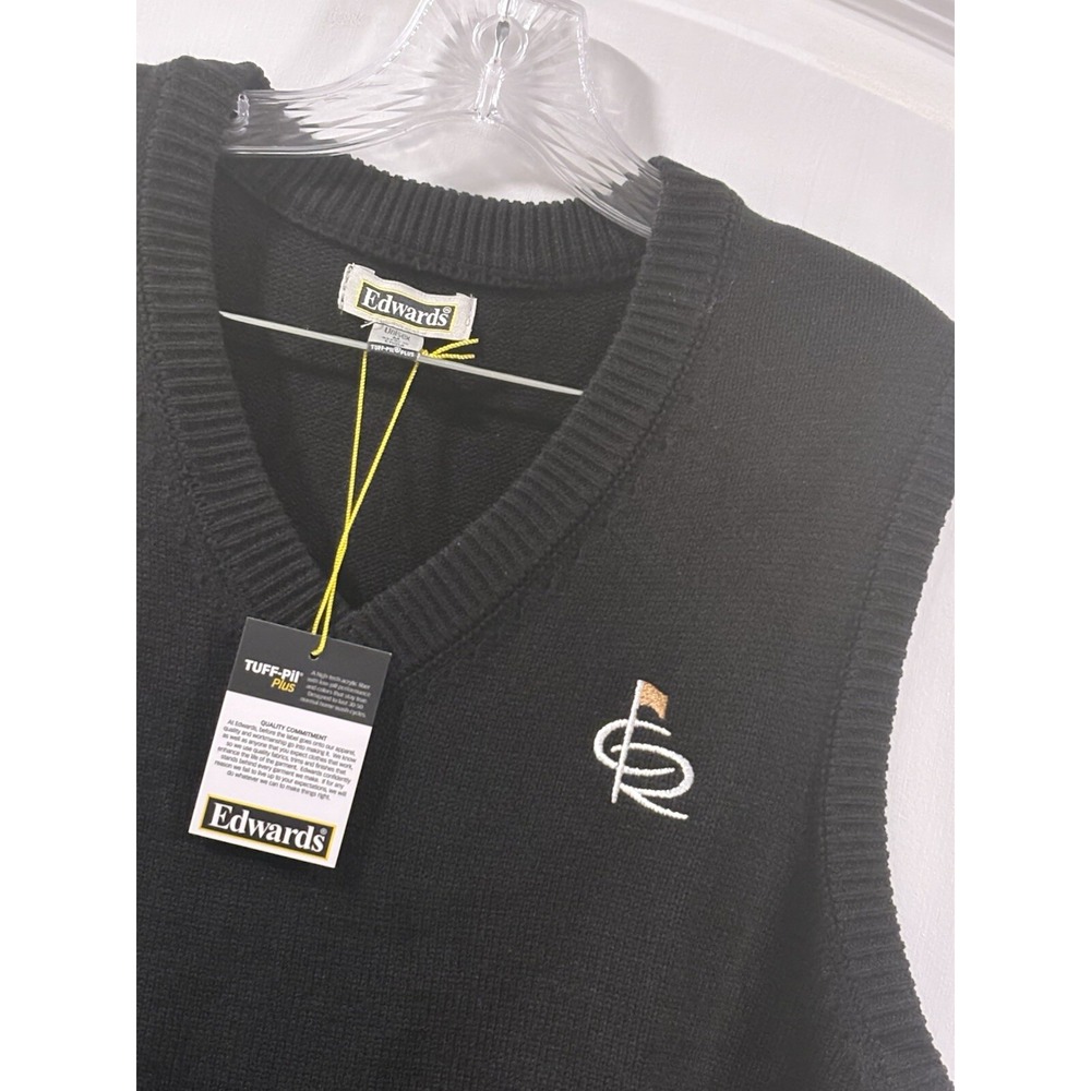Edwards Unisex Vest (Medium) CHAMPIONS RETREAT (Augusta, GA) Black Brand New MED